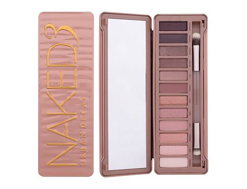 Oční stín Urban Decay Naked3 Eyeshadow Palette 12 g poškozená krabička