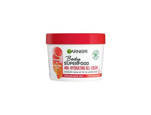 Tělový krém Garnier Body Superfood 48h Hydrating Gel-Cream Watermelon & Hyaluronic Acid 380 ml