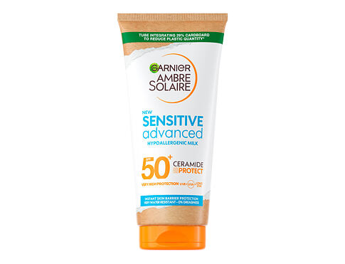 Opalovací přípravek na tělo Garnier Ambre Solaire Sensitive Advanced Hypoallergenic Milk SPF50+ 175 ml