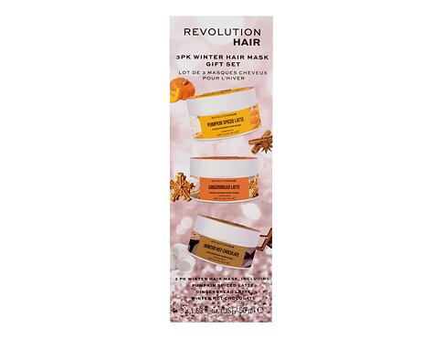 Maska na vlasy Revolution Haircare London Winter Hair Mask Gift Set 50 ml poškozená krabička Kazeta