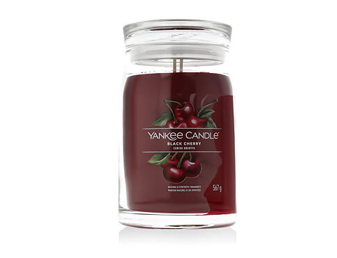 Vonná svíčka Yankee Candle Signature Black Cherry 567 g