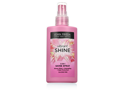 Pro lesk vlasů John Frieda Vibrant Shine 3-in-1 Shine Spray 150 ml