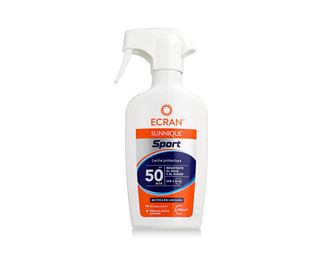 Opalovací přípravek na tělo Ecran Sunnique Sport Protective Milk Spray SPF50 270 ml