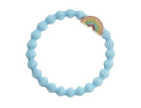 Gumička na vlasy By Eloise London Bling Charms Rainbow 1 ks Sky Blue