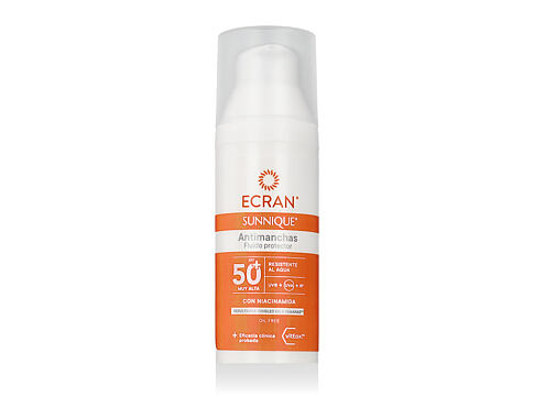 Opalovací přípravek na obličej Ecran Sunnique Anti-Dark Spots Protective Fluid SPF50+ 50 ml