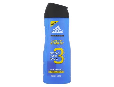 Sprchový gel Adidas 3in1 Sport Energy 400 ml