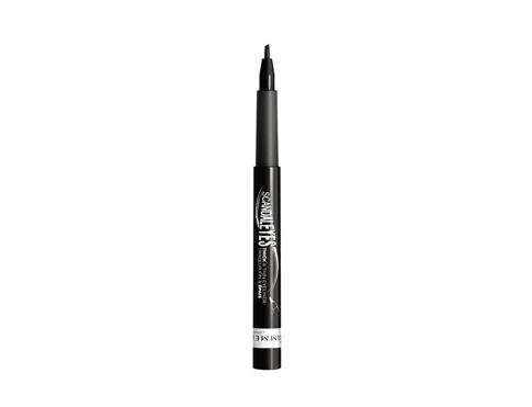 Oční linka Rimmel London Scandaleyes Thick & Thin 1,1 ml 001 Black poškozený flakon