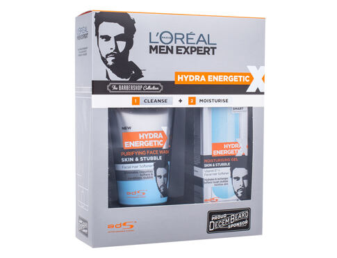 Čisticí pěna L'Oréal Paris Men Expert Hydra Energetic 150 ml poškozená krabička Kazeta
