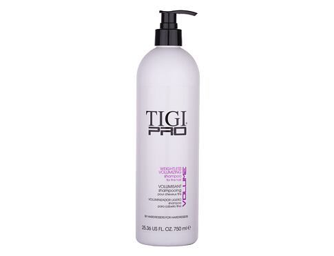 Šampon Tigi Pro Weightless Volumizing 750 ml poškozený flakon
