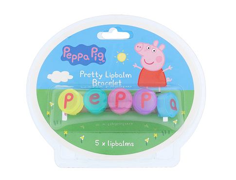 Balzám na rty Peppa Pig Peppa Pretty Lipbalm Bracelet 5 g