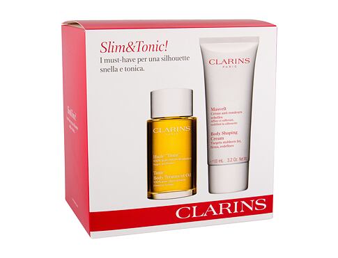 Tělový olej Clarins Tonic Body Treatment Oil 100 ml poškozená krabička Kazeta