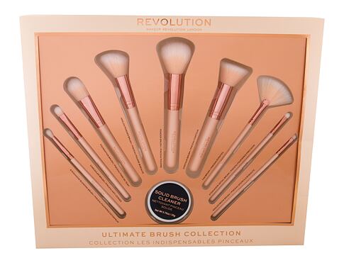 Štětec Makeup Revolution London Ultimate Brush Collection 9 ks Kazeta