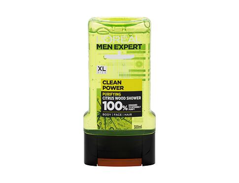 Sprchový gel L'Oréal Paris Men Expert Clean Power 300 ml