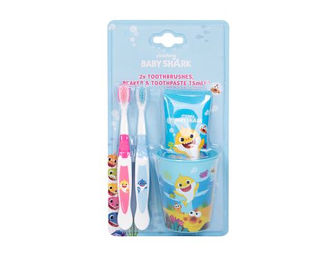 Zubní pasta Pinkfong Baby Shark Set 75 ml poškozený obal Kazeta