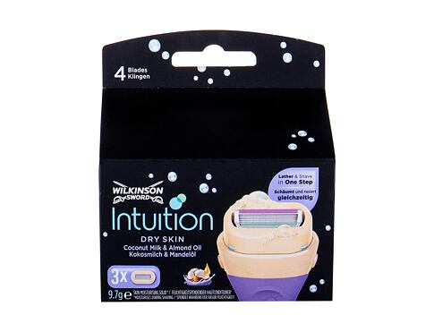 Náhradní břit Wilkinson Sword Intuition Dry Skin 3 ks poškozená krabička