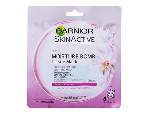 Pleťová maska Garnier SkinActive Moisture Bomb 1 ks