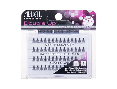 Umělé řasy Ardell Double Up  Duralash Knot-Free Double Flares 56 ks Short Black
