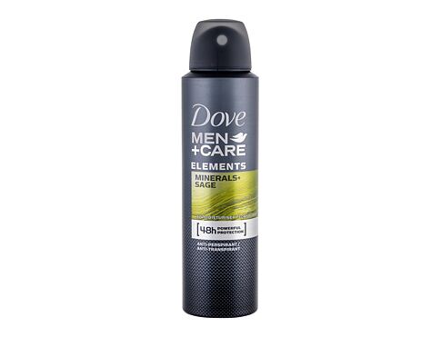 Antiperspirant Dove Men + Care Minerals + Sage 48h 150 ml poškozený flakon