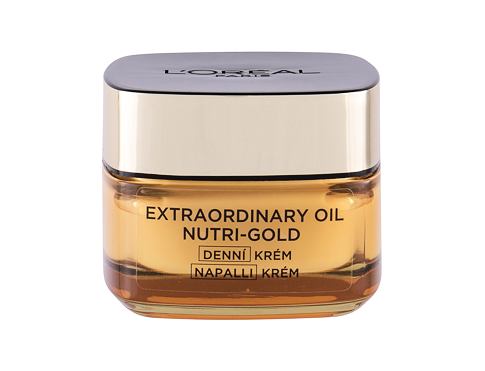 Denní pleťový krém L'Oréal Paris Nutri Gold Extraordinary 50 ml poškozená krabička