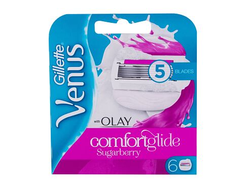 Náhradní břit Gillette Venus & Olay Sugarberry Comfortglide 6 ks