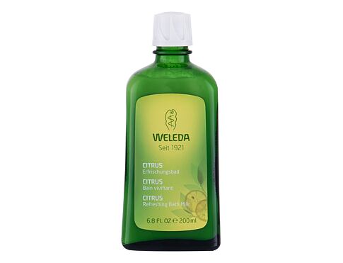 Pěna do koupele Weleda Citrus Bath Milk Refreshing 200 ml poškozená krabička