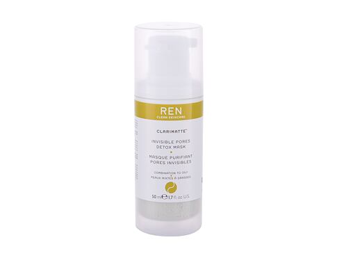 Pleťová maska REN Clean Skincare Clarimatte Invisible Pores Detox 50 ml poškozená krabička