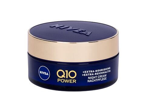 Noční pleťový krém Nivea Q10 Power Anti-Wrinkle Extra Nourish 50 ml poškozená krabička