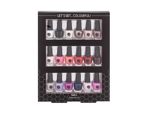 Lak na nehty 2K Let´s Get Colourful! 3,5 ml poškozená krabička Kazeta