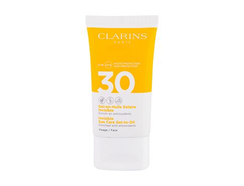 Opalovací přípravek na obličej Clarins Sun Care Invisible Gel-to-Oil SPF30 50 ml