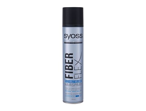 Lak na vlasy Syoss Fiber Flex Flexible Volume 300 ml poškozený flakon