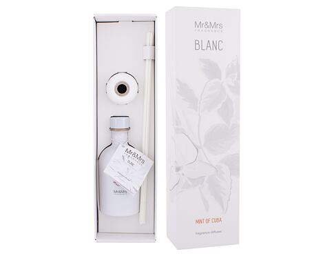 Bytový sprej a difuzér Mr&Mrs Fragrance Blanc Mint Of Cuba 250 ml poškozená krabička