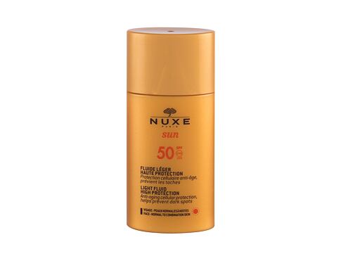 Opalovací přípravek na obličej NUXE Sun Light Fluid SPF50 50 ml bez krabičky