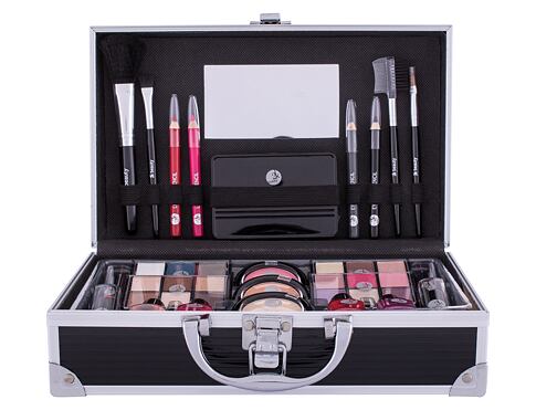 Dekorativní kazeta 2K Fabulous Beauty Train Case Black 66,9 g poškozená krabička