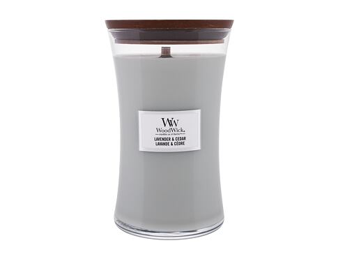 Vonná svíčka WoodWick Lavender & Cedar 453,6 g