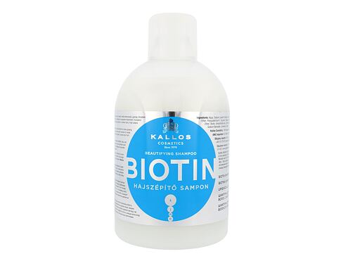 Šampon Kallos Cosmetics Biotin 1000 ml poškozený flakon