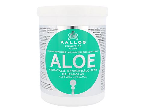 Maska na vlasy Kallos Cosmetics Aloe Vera 1000 ml poškozený flakon