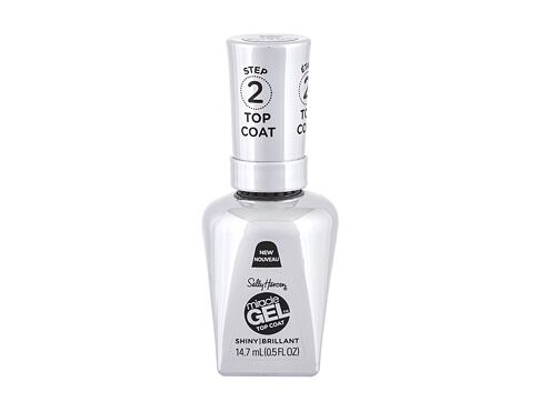 Lak na nehty Sally Hansen Miracle Gel Top Coat 14,7 ml 101 Top Coat poškozený flakon