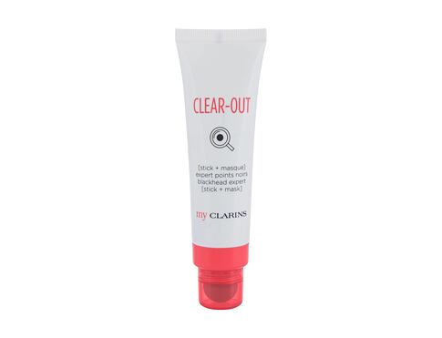 Pleťová maska Clarins Clear-Out Blackhead Expert Stick + Mask 50 ml poškozená krabička