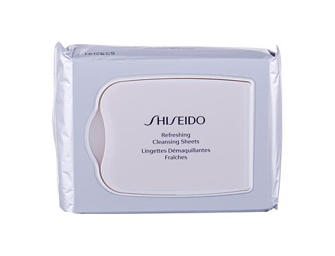 Čisticí ubrousky Shiseido Refreshing Cleansing Sheets 30 ks poškozená krabička
