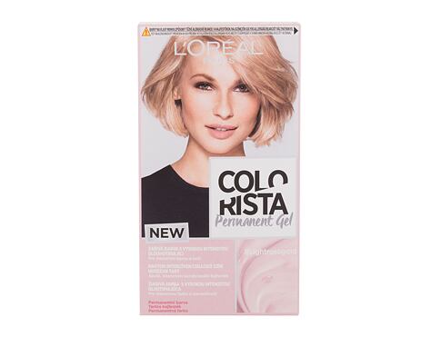 Barva na vlasy L'Oréal Paris Colorista Permanent Gel 60 ml Light Rosegold poškozená krabička