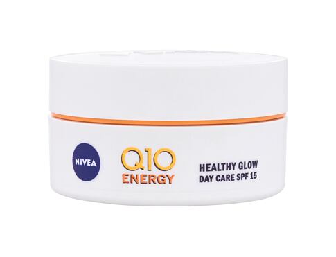 Denní pleťový krém Nivea Q10 Energy Healthy Glow Day Care SPF15 50 ml bez krabičky
