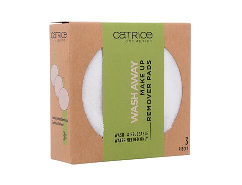 Odličovací tampony Catrice Wash Away Make Up Remover Pads 3 ks