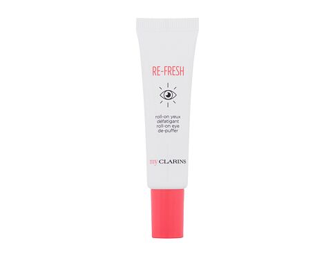 Oční gel Clarins Re-Fresh Roll-On Eye De-Puffer 15 ml
