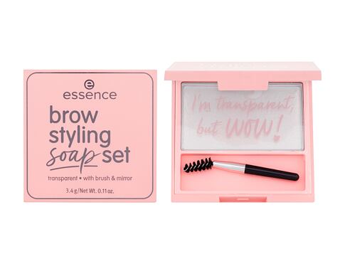 Gel a pomáda na obočí Essence Brow Styling Soap Set 3,4 g Transparent