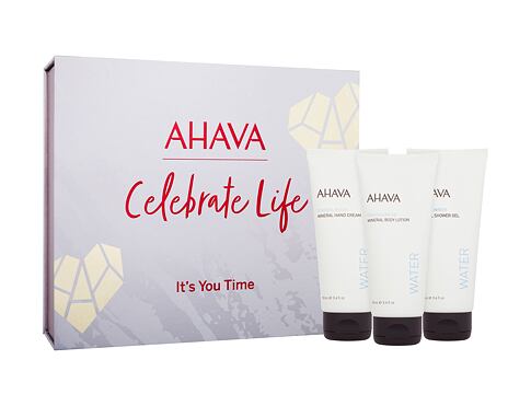 Sprchový gel AHAVA Celebrate Life It's You Time 100 ml poškozená krabička Kazeta