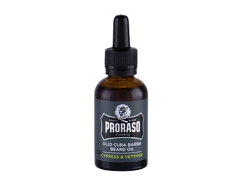 Olej na vousy PRORASO Cypress & Vetyver Beard Oil  30 ml poškozená krabička