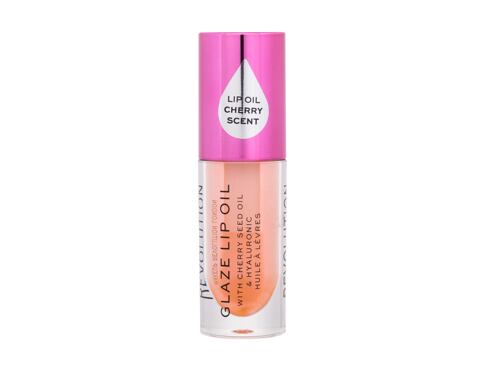 Olej na rty Makeup Revolution London Glaze Lip Oil 4,6 ml Glam Pink