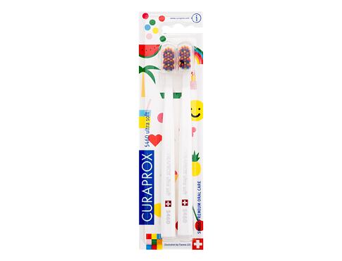 Klasický zubní kartáček Curaprox 5460 Ultra Soft Duo Pop Art Limited Edition 2 ks