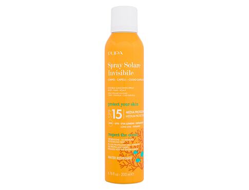 Opalovací přípravek na tělo Pupa Invisible Sunscreen Spray SPF15 200 ml