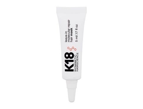 Maska na vlasy K18 Molecular Repair Leave-In Hair Mask 5 ml poškozená krabička